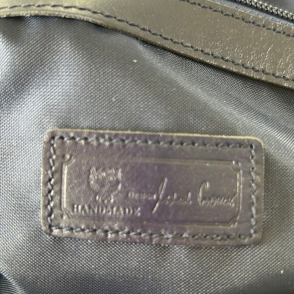 MCM Designer Monogram Tote Navy Blue Large Shoulder Bag Purse - Picture 3 of 9